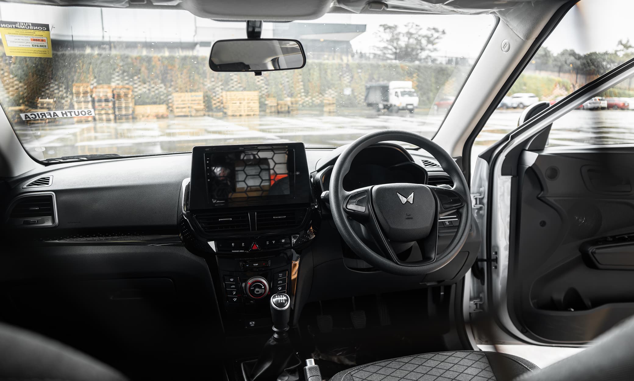 Mahindra Xprez Panel Van interior — cockpit