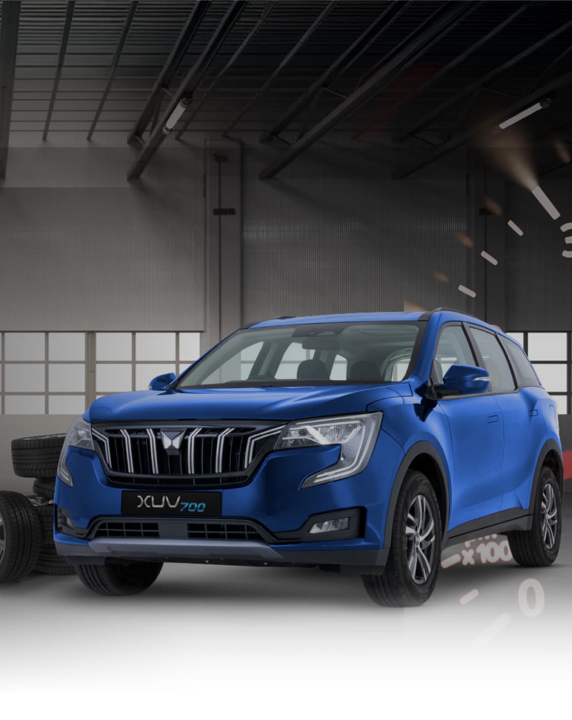 Mahindra vehicle in a workshop — the start of a lasting relationship