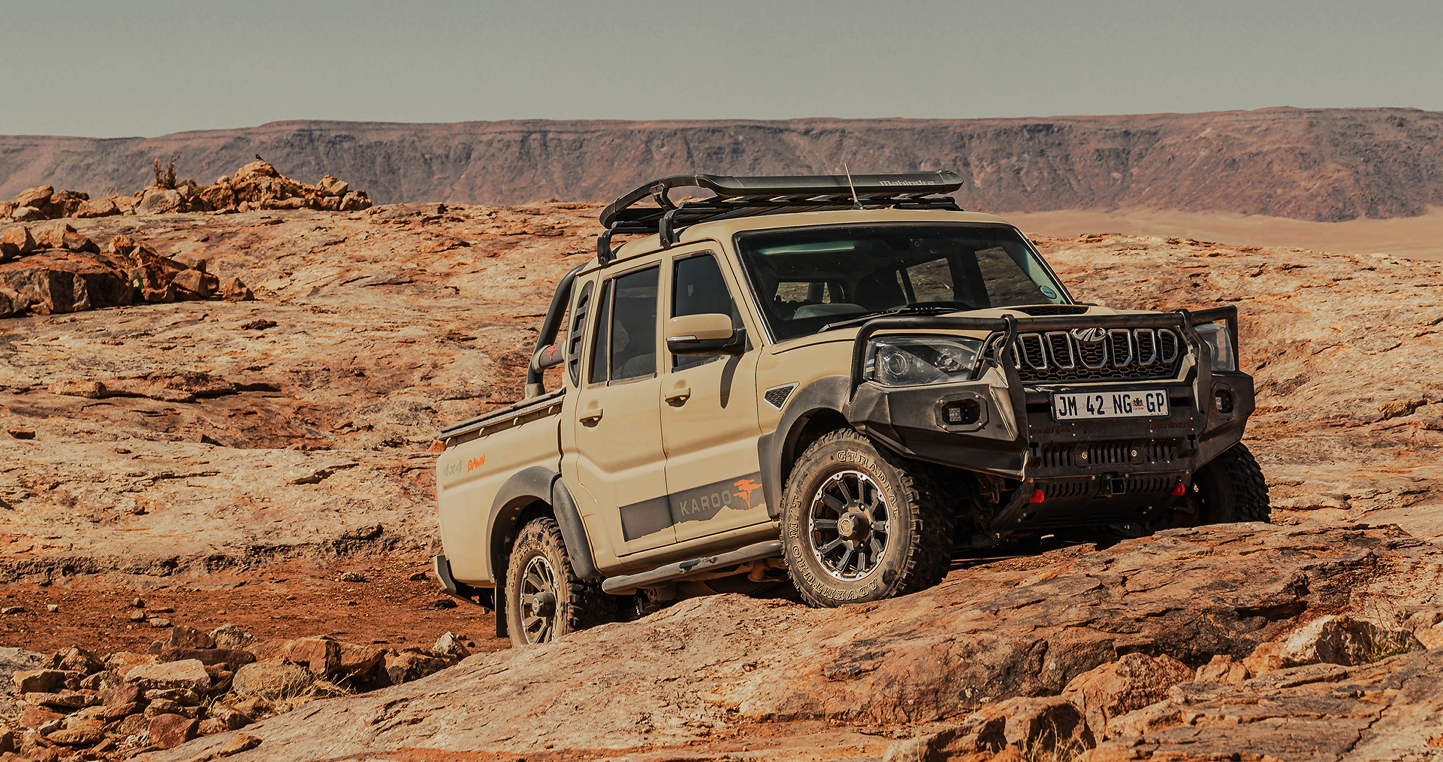 Mahindra Karoo Dawn hero