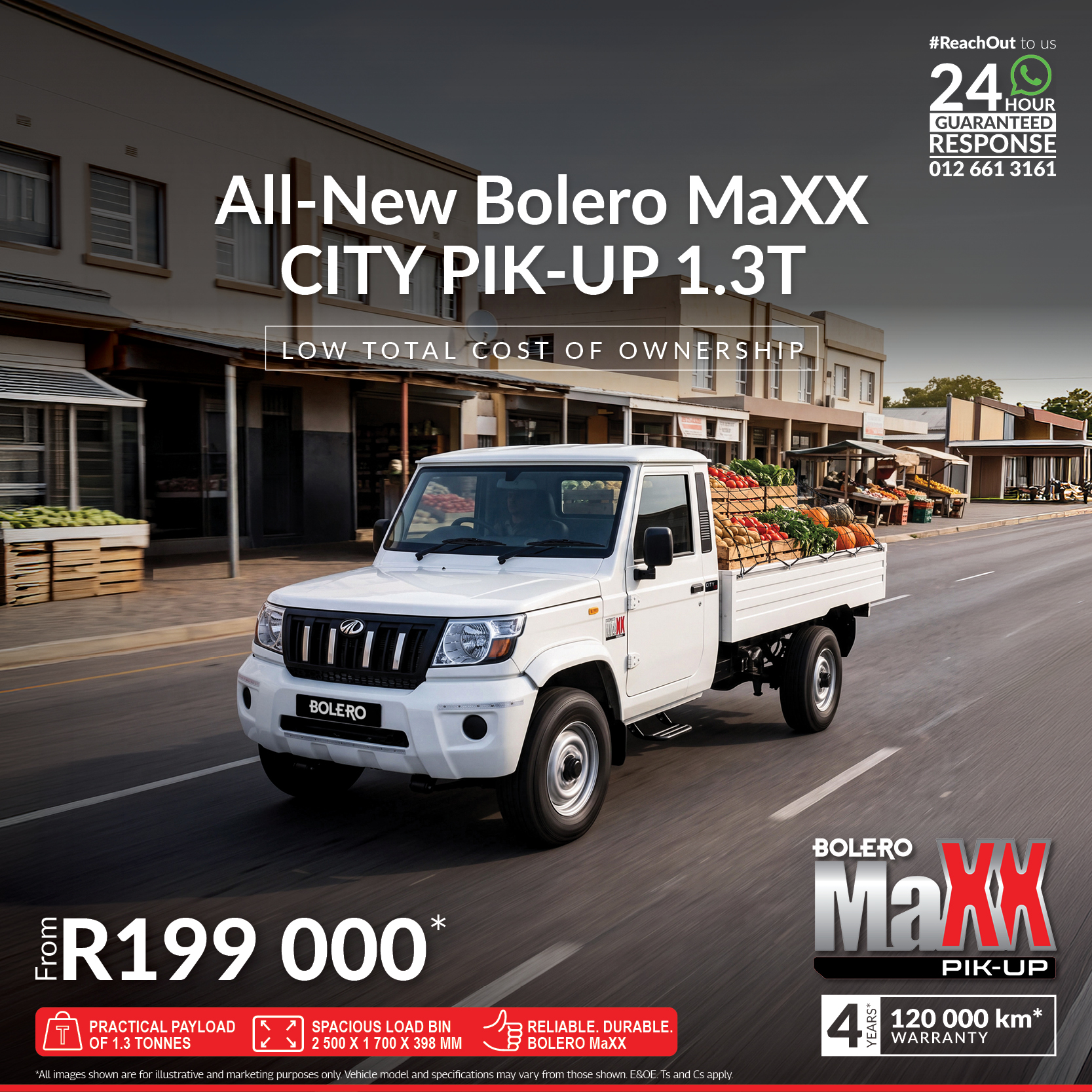 All-new Mahindra Bolero MaXX MaXX City Pik-Up 1.3T offer