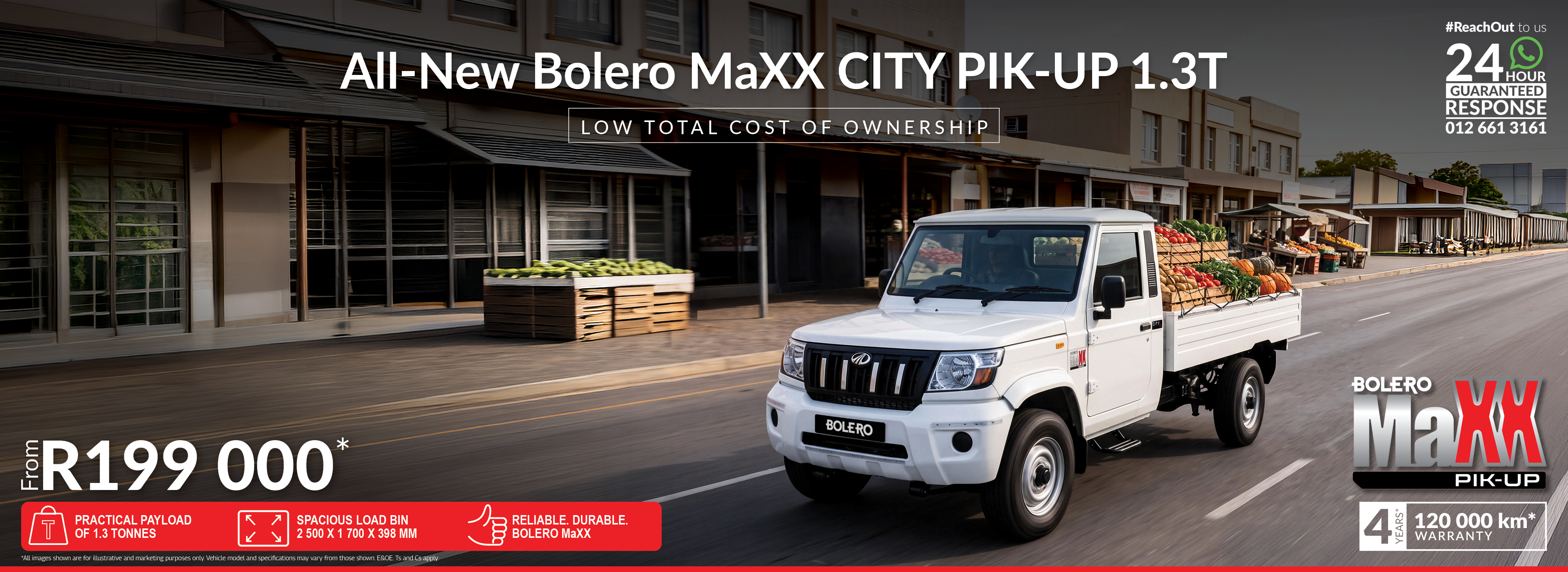 All-new Mahindra Bolero MaXX MaXX City Pik-Up 1.3T offer