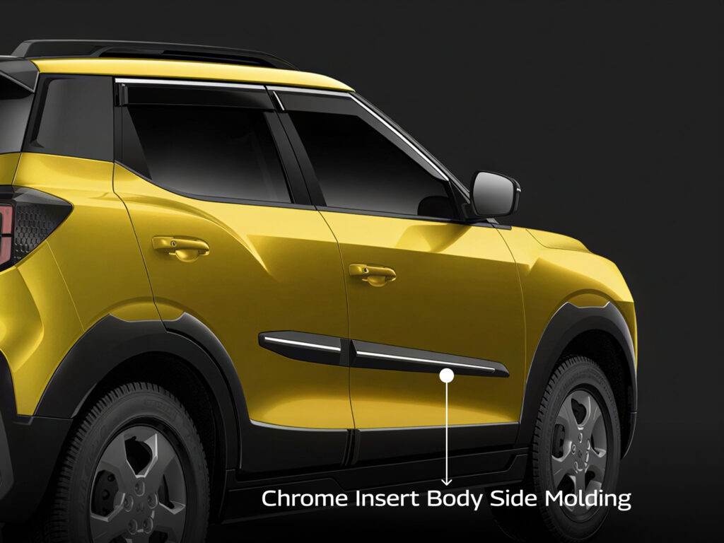 XUV 3XO Chrome Insert Body Side Molding Set
