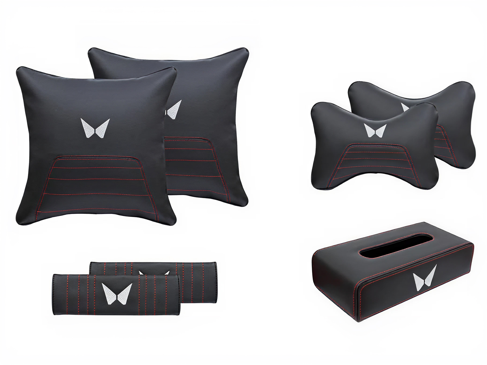 XUV 3XO - Comfort Kits- Design 2 in Black & Red Theme