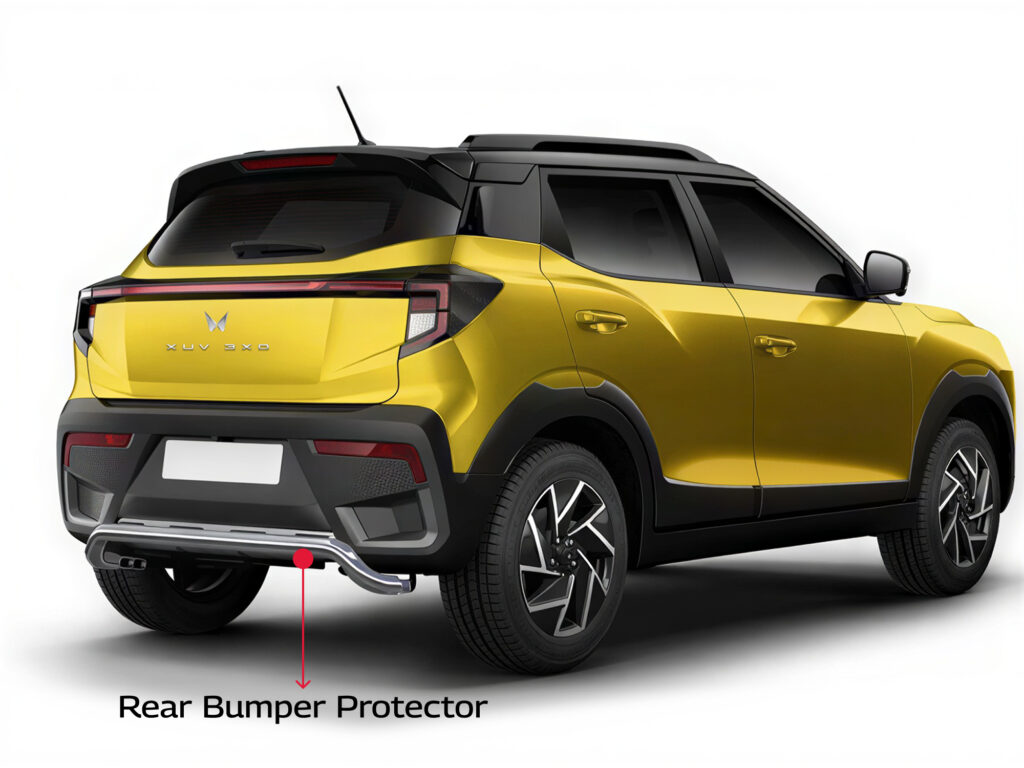 XUV 3XO Rear Bumper Protector – Stainless Steel